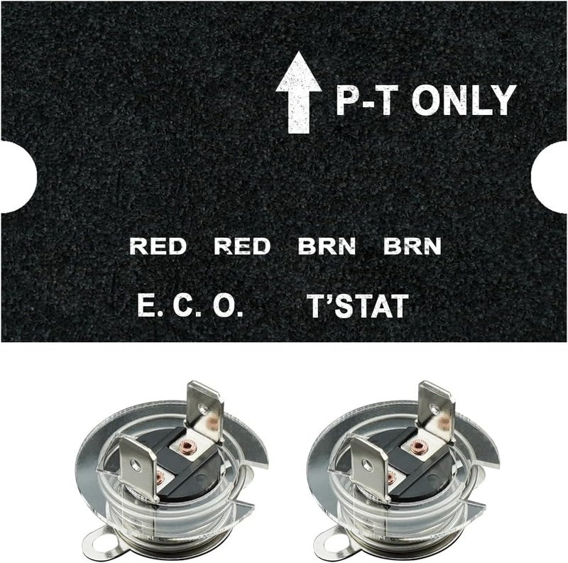 QAGGUM مجموعة ترموستات سخان الماء RV متوافقة مع Atwood 91447، قطع غيار إصلاح ECO و T-STAT لخدمة قطع الطوارئ، 1 مجموعة - Image 1